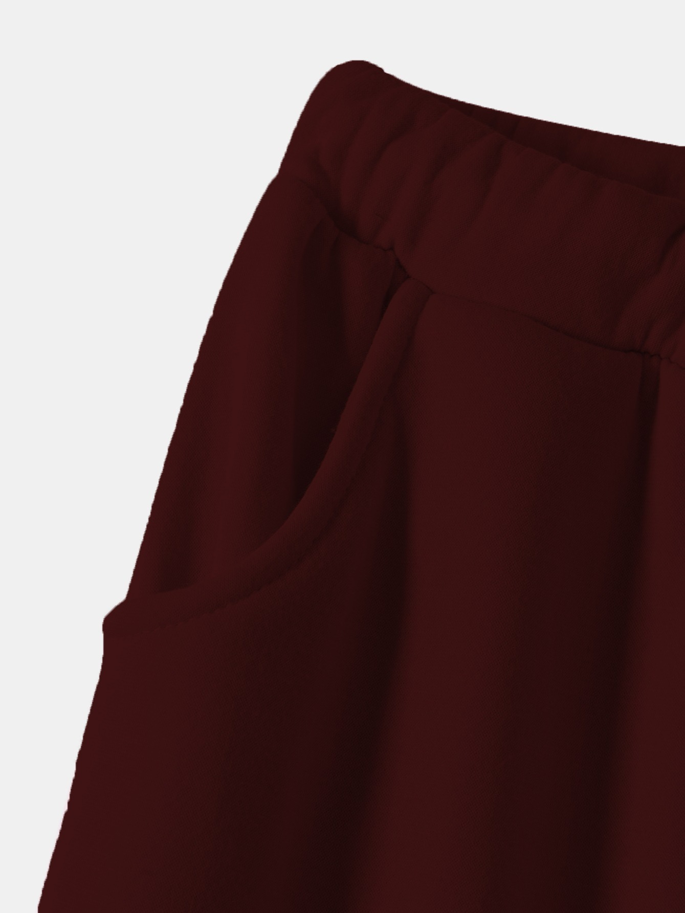 solid drawstring thermal sweatpants versatile loose comfy jogger pants womens clothing details 12